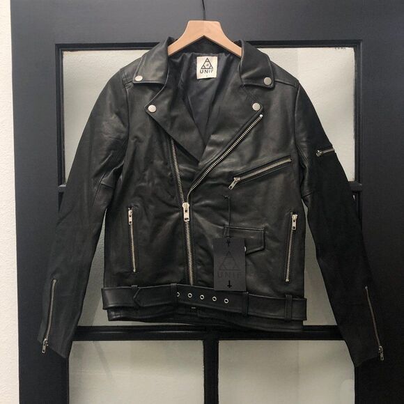 UNIF Jackets & Blazers - New UNIF Black Leather Jacket - Size S
